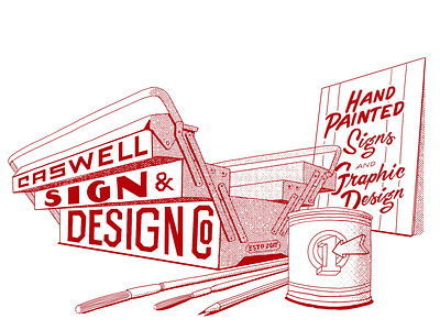 Caswell Sign & Design Co. Illustration