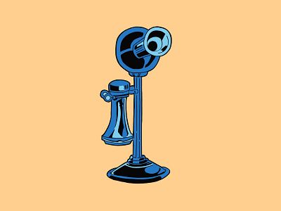 Old-Time Phone illustration