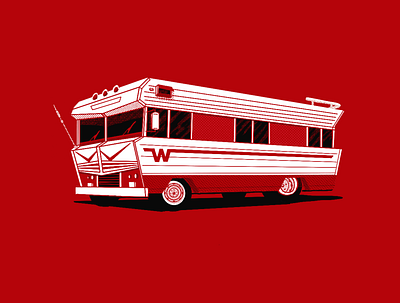 Winnebago digital illustration graphic design illustration