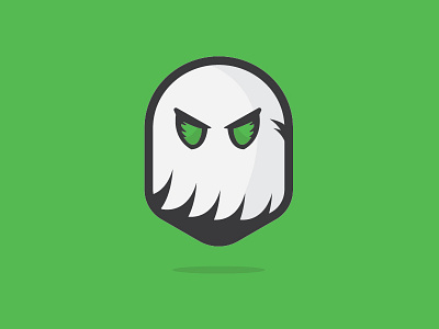 Phantoms Mascot color eyes ghost green illustration mascot phantom society team