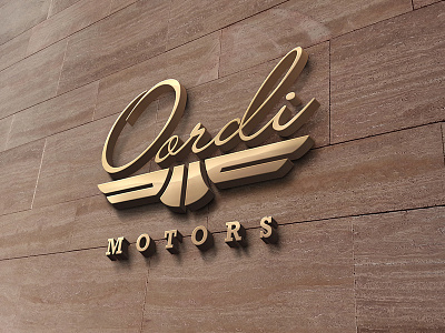 Oordi Logo 3d logo oordi reflection texture wood
