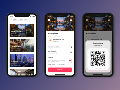 Voucher Redemption Flow app application design food ios product design redeem typography ui ux