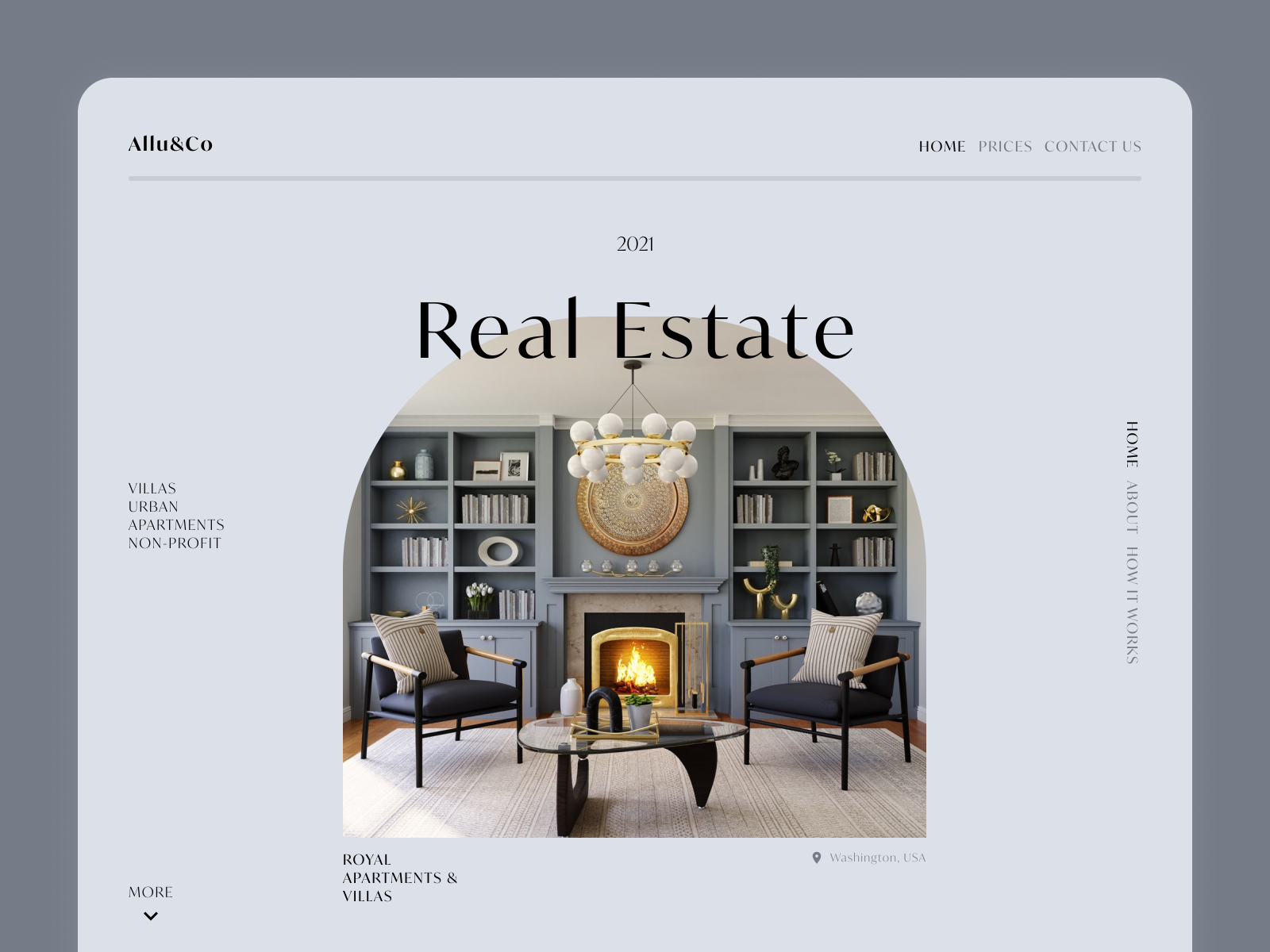 Real Estate Web UI by Alifya Kothari on Dribbble