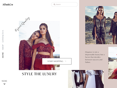 Luxury Fashion - Web UI