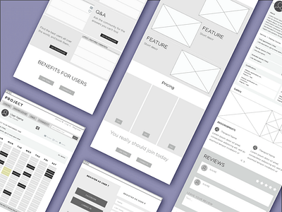 UX Strategy Project strategy ux wireframes