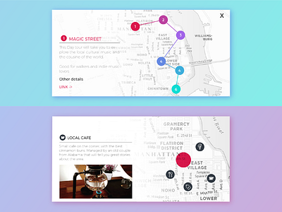 Prototypes for City Guides city guide cityguide guide map ui maps prototype ui ux web