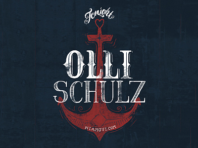 Illustrated Type 1 – Olli anchor concert gig hand handlettering olli schulz type typography