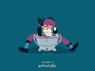 5 – Pottasleikir art character christmas design iceland illustration jolasveinar light night nordic santa vector