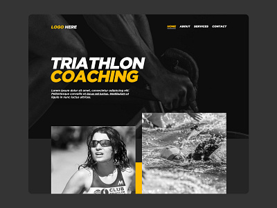 Bee Coaching Homepage design front page homepage homepage design ui ux ux design web design