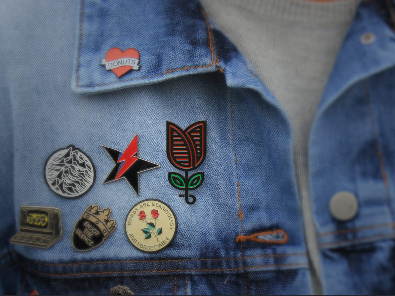 Rose Pin by Robert Coker on Dribbble