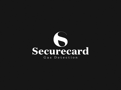 SecureCard logo process black branding gas logo progress science