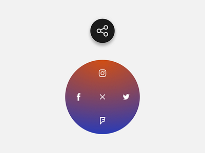Day 010 - Social Share Button 010 daily dailyui day 010 social share button