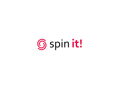 Spin It! branding creative professional s logo spin it spinner