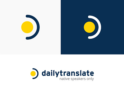 New dailytranslate Logo branding dailytranslate design globe icon identity logo new