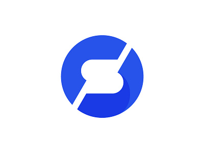 Exploration of new logo art blue clean corporate gradient letter letter s logo s simple ui ux