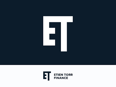 ETF Monogram logo ci clean design erien etf finance identity letterm logo simple