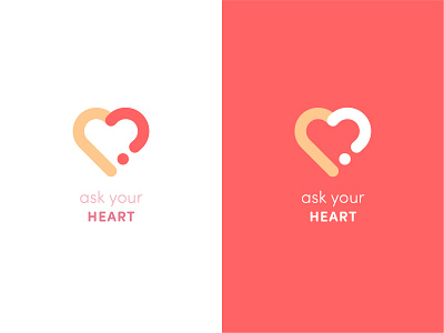 Ask Your Heart branding design heart heart icon heart logo letter logo new nice professional red logo redeemer redlogo vector