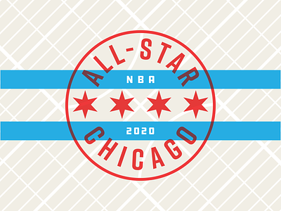 NBA All-Star 2020 - Chicago all star badge badge design badge logo ballislife basketball chicago chicago flag design illustraion logo logo design nba nba all star vector vector art vector illustration