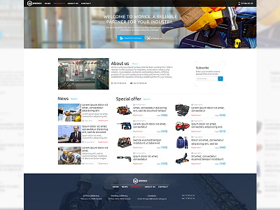 Workx interface site ui ux web