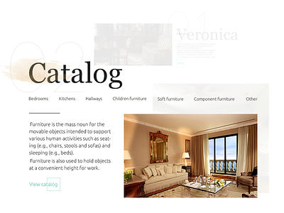 Furniture Factory Site (User Interface) card modular design site style trend ui user interface web