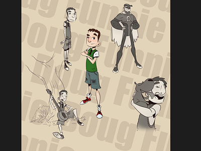 Doug illustration character design illustration