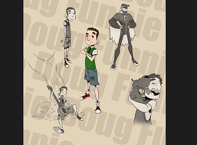Doug illustration character design illustration