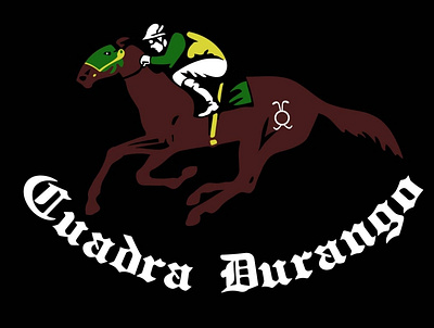 Cuadra Durango branding illustration logo merchandise production