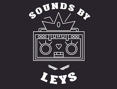 Sounds By Leys branding design graphic design illustrator logo typography vector