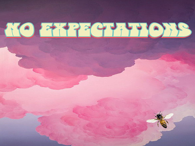 No Expectations Cover Art branding cover art design graphic design photoshop pixels typography