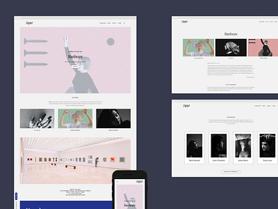 Depict Gallery — Squarespace Website Design & Development