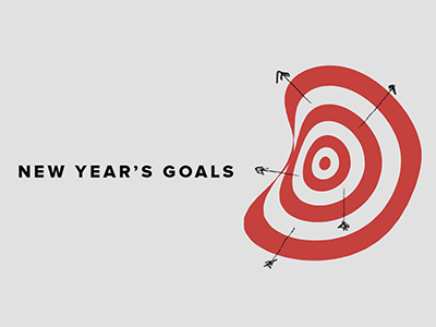 New Year Goals archery arrows bullseye business flexibility goals new professionalism resolution year