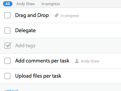 Team task management app