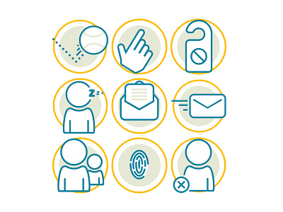 Email Marketing Icon Set design email email marketing icon illustration illustrator