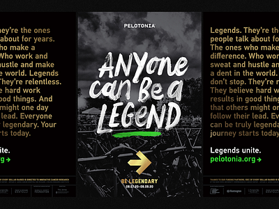 Anyone Can Be A Legend poster