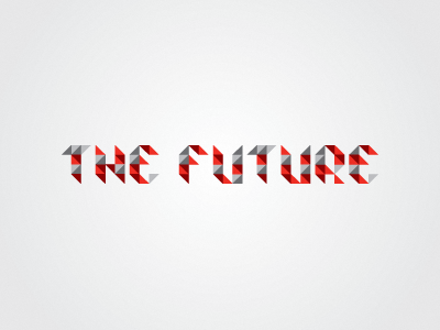 The Future Revealed design typography
