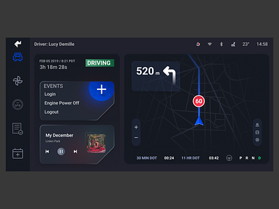 Automotive HMI Concept