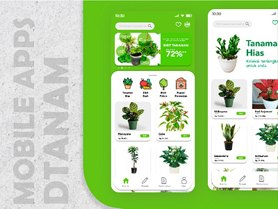 Dtanam Mobile Apps app design illustration ui ux