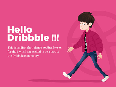 Hello Dribbbbbbbble debuts first hello dribbble self portrait