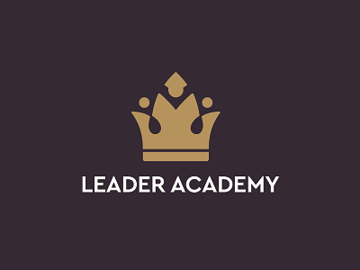 Leader Academy logo concept brand brand identity education logo mark