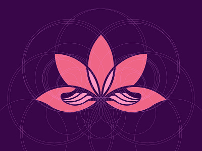 Lotus Symbol - Sauna & Massage logo brandidentity branding identity creative design graphic design icon illustration logo logos mark studio typography ui