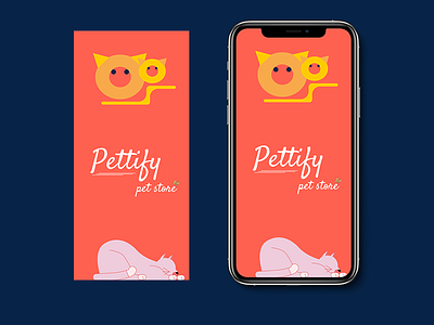 Pettify | Splash Screen | Mobile App app design graphic design icon ux