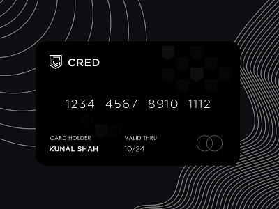 CRED Card! 2021 2022 design new trending xd