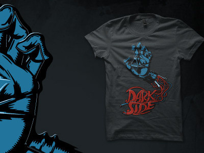 Darkside dark side darth vader jim phillips santa cruz skateboard starwars t shirt