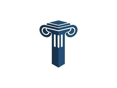 Pillar Logo | Logo Design branding design illustration law logo pillar vector