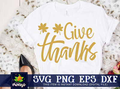 Give thanks SVG silhouette svg