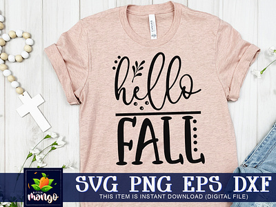 Hello fall SVG