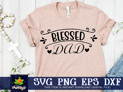 Blessed dad SVG