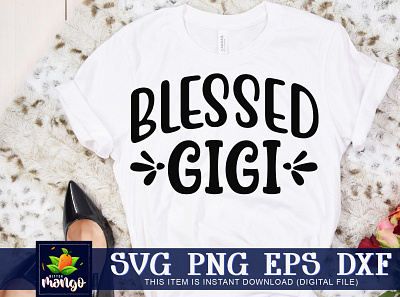 Blessed gigi SVG png
