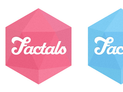 Factals Concepts 3d hexagon logos