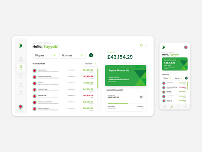 Bank Statement Screen Redesign UI/UX